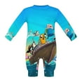 thumbnail image 5 of Adventure Time Jake The Dog Baby Onesie Romper Footless Infant Long Sleeve Jumpsuit for Boys Girls, 5 of 8