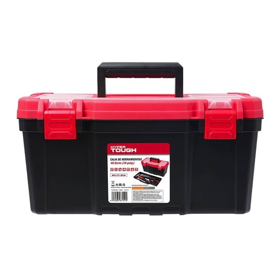 Caja de Herramientas Hyper Tough 40.5 cm Rojo