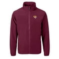 thumbnail image 2 of Men's Cutter & Buck Maroon Bethune-Cookman Wildcats Charter Eco Recycled Full-Zip Jacket, 2 of 3