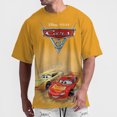 thumbnail image 3 of Camiseta clásica con estampado de anime de dibujos animados de Racing Story para hombre, para uso diario, ocio callejero, comodidad y estilo McQueen, 3 of 5