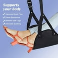 thumbnail image 3 of SHAR Adjustable Airplane Foot Hammock for Long Flight Comfort, 3 of 5