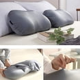 thumbnail image 2 of Microbead Sofa Sleep Neck Back Cushion Travel Bed Roll Throw Pillow, 2 of 7