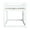White, variant on Solid Rubber Wood Material | Twin over Twin Loft Bed with Easy - to - Follow Assembly | Guarantees a Long - lasting and Comfortable Bedroom Furniture