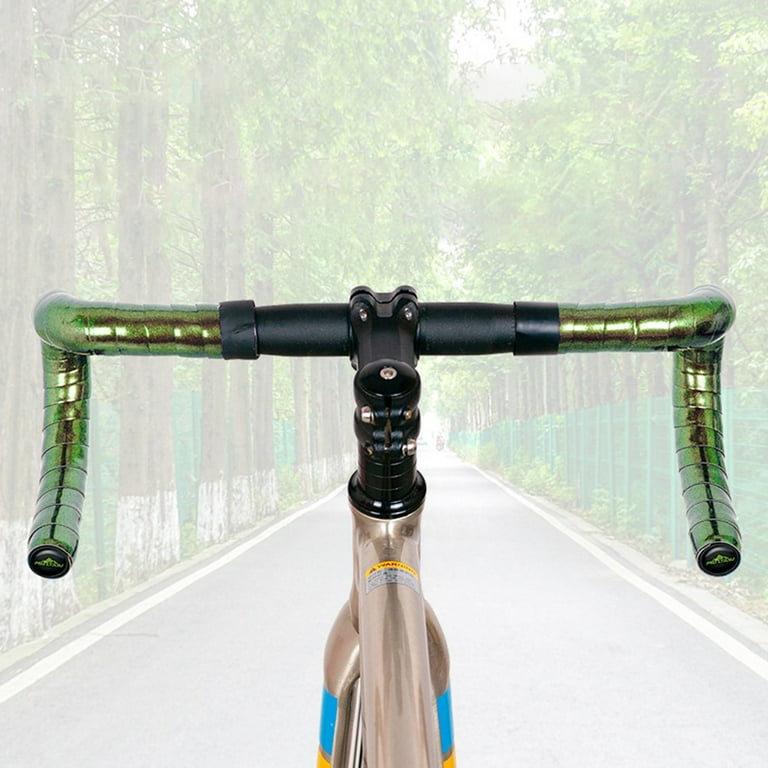Reflective Road Bike Riding Handlebar Wrap Tape Pair Aurora Color Changing