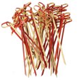 thumbnail image 4 of 100pcs Food Sticks Sandwich Toothpicks Fruit Bamboo Sticks Dessert Eating Bamboo Picks, 4 of 8
