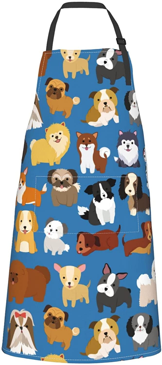 Things I Want In Life Dog Funny Novelty Apron Kitchen Cooking 