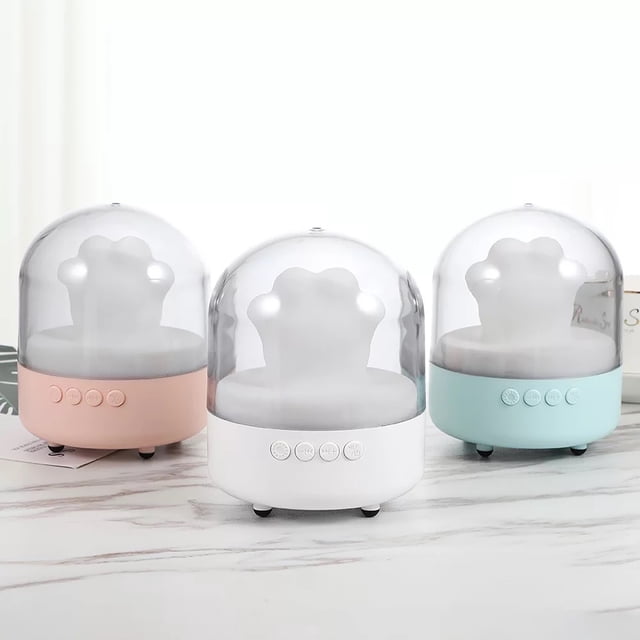 Fiudx Lámpara de Pata, Altavoz Bluetooth, Alarma Nocturna Inteligente, Luz de Lectura Inalámbrica Portátil, Decoración Multifuncional para Dormitorio, Carga Usb, Ideal para El Hogar, 9,8 X 9,8 X 12,5