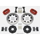 Wilwood Forged Dynalite Front Hat Kit 11.00in Red Integra/Civic w/Fac.240mm Rtr main image 1
