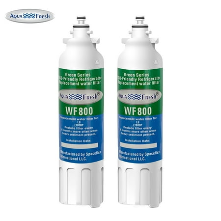 

Replacement Water Filter For LG LNXC23726S Water Filter by Aqua Fresh (2 Pack)