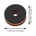thumbnail image 2 of 10Pcs Drum Set Cymbals Felt Pads Set Anti-skid Drum Set Felt Cushions Accessory, 2 of 4