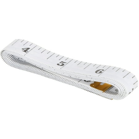 

Soft Tape Measure 60in Range Double Scales PVC Plastic White Tape Flexible Rule Portable For Tailor Cloth Knitting