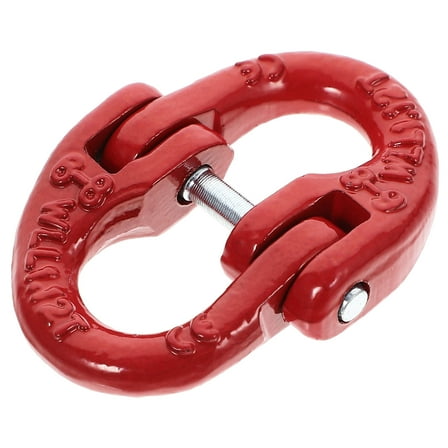 NICEXMAS Connecting Link Steel Coupling Link Red High Strength Quick Lock Safety Chain Accessory
