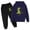 Black, variant on Boys Summer Outfits Boys Dinosaur Fossil Print Hoodie and Sweatpants Soft Winter Set Boys' Clothing Sets Beige 3-4 Years
