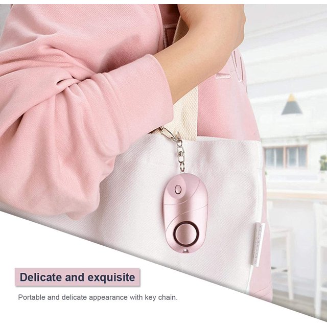3 alarmas de bolsillo, alarma de seguridad de emergencia personal de 140 decibelios con luces LED, alarma de prevención de delitos para ni?os, mujeres y ancianos ZefeiWu 8390606580962