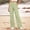 Mint Green, variant on Women's Pants, Everyday Comfort High Waist Wide Leg Pants for Casual Casualwear Trousers Everyday Women Mint Green XXXL