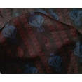thumbnail image 4 of oneOone Silk Tabby Fabric Swirl & Paisley Ikat Printed Fabric 1 Yard 42 Inch Wide, 4 of 4