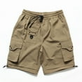 thumbnail image 2 of Men's Summer Outdoor Casual Work Pants with Pocket, Retro Style, Comfortable for Work, 2 of 5