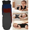 thumbnail image 4 of ToBeinStyle Baby Boys' 4 Pack Tank Top Bodysuit Onesies - Classic - Size 3, 4 of 7