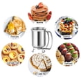 thumbnail image 3 of Pancakes Batter Dispenser Stainless Steel Funnel Cake Tool 680ML for Cupcakes Waffles and Cakes with Adjustable Flows, 3 of 10