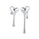 thumbnail image 1 of Pendientes cortos para mujer con personalidad Pendientes irregulares Pendientes con forma de gota de agua, 1 of 8