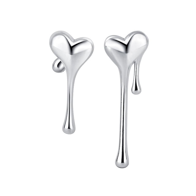 Pendientes cortos para mujer con personalidad Pendientes irregulares Pendientes con forma de gota de agua