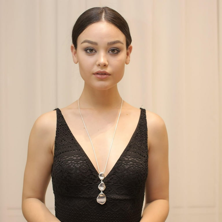 chinese dress ladies Pearl Body Chain Round Layered Long Necklaces