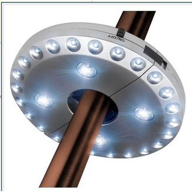 Patio Umbrella Light 3 Brightness Modes Cordless 28 LED Lights At 200 Lumens