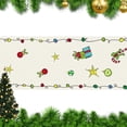 thumbnail image 1 of Mesa Navideño Con Feliz Navidad 72 Pulgadas Largo Arpillera Granja (33 X 183 Cm), 1 of 9