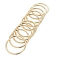 thumbnail image 2 of yotijay 10pcs Metal Round Rings Close Hoops Iron Loop For Crafts DIY Gifts Golden 35mm, 2 of 7