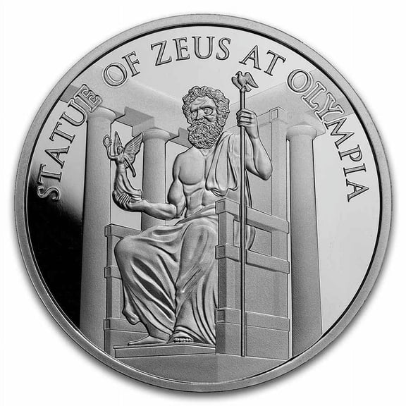 1 oz Silver - 7 Wonders of the World: Statue of Zeus at Olympia
