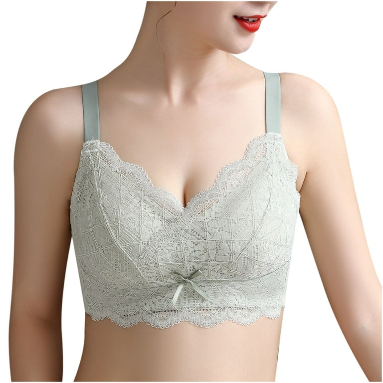 Bras for Women No Underwire Plus Size Comfort Breathable Full Coverage  Padded Bralette Everyday Bra