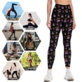 thumbnail image 4 of Happy Halloween Holiday | Halloween Trick or Treat Candy Surprise Pattern Leggings Sweatpants Womens Leggings, 4 of 6
