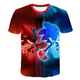 thumbnail image 2 of 20223 Camisetas de manga corta de verano para niños Sonic 2, ropa para bebés de 4 a 14 años, camisetas con estampado 3D, ropa para niños, atuendos para niños, 2 of 5