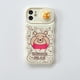 thumbnail image 1 of Disney-funda de teléfono con soporte para iPhone, Mickey y Minnie, Winnie the Pooh, 14, 13, 12, 11 Pro Max, Lady Girl, bonita, a prueba de golpes Fivean unisex, 1 of 2