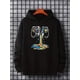 thumbnail image 2 of Estampado De Gamepad Roto, Sudadera Con Capucha Gráfica Para Hombre, Cómodo Suéter Con Capucha Suelto Con Cordón De Moda, 2 of 4