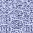 thumbnail image 1 of Ahgly Company Machine Washable Indoor Square Transitional Slate Blue Area Rugs, 8' Square, 1 of 7