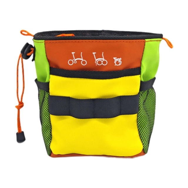 Bolsa plegable para manillar de bicicleta, bolsa para cuadro de bicicleta, accesorios de ciclismo, cesta frontal para viajes, camping, picnic,