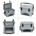 thumbnail image 4 of QinaQin 20 Quart Rolling Cooler, Portable Hard Shell Ice Chest with Wheels, Lockable Lid and 5 Day Ice Retention, 4 of 8