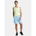 thumbnail image 2 of Athletic Works Men's and Big Men's Mixed Media Tennis Shorts, 8" Inseam, Sizes S-3XL, 2 of 5