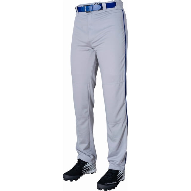 Pantalones de béisbol Rawlings para niños, color gris Royal Youth, talla M
