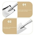 thumbnail image 3 of FOMIYES Compact Garden Trowel Stainless Steel 2Pcs 10.8X3.3In, 3 of 6