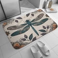 thumbnail image 2 of Bathroom Rug Bath Mat, Absorbent Non Slip Soft Microfiber Shaggy Plush Bath Rugs for Shower Dragonfly Print Boho Rug Welcome Mats Entryway Rug Doormats 19.7"x31.5", 2 of 8
