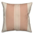 thumbnail image 2 of Creative Products Peach Stripes Pillow 18 x 18 Spun Poly Pillow, 2 of 3