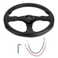 thumbnail image 2 of Steering Wheel, 350mm/14in Racing Car Sport Steering Wheel Deep Dish 6Universal Modified Car Modified Accessory, 2 of 7