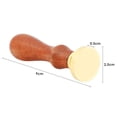 thumbnail image 2 of Sello de cera antiguo DIY tallado mango de madera sellos en blanco decoración artesanal (25mm) Likrtyny Para estrenar, 2 of 8
