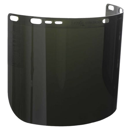 Jackson Safety F50 Specialty High Impact Face Shield (28633), Polycarbonate, 8” x 15.5” x 0.06”, IRUV 5.0, Face Protection, Unbound, 50 Shields / Case