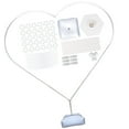thumbnail image 2 of White Balloon Arch Stand Set Easy Assemble Reusable Plastic for Party Decoration Adjustable Base, 2 of 6