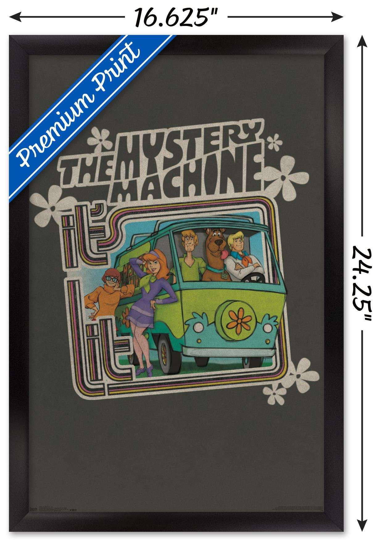Scooby-Doo - Lit Wall Poster, 14.725" x 22.375", Framed