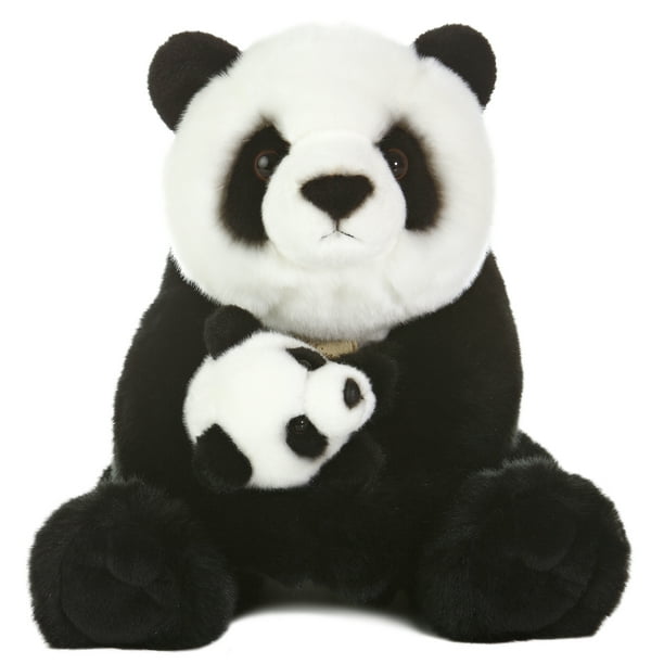 Aurora Miyoni - 15" Panda With Cub - Walmart.com - Walmart.com