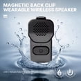 thumbnail image 4 of Altavoz Bluetooth Portátil con Clip Magnético, Inalámbrico, Resistente Al Agua IPX7, Subwoofer Estéreo BT5.3., 4 of 5